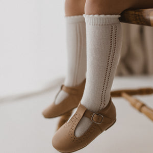 
                  
                    Load image into Gallery viewer, Knee High Socks - Ivory
                  
                