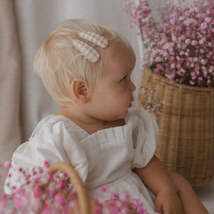 
                  
                    Load image into Gallery viewer, Gingham Hair Clips
                  
                