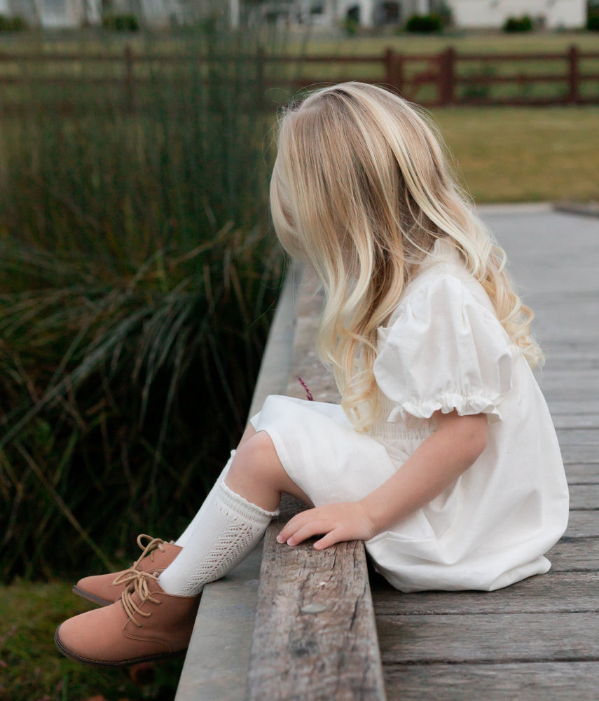 
                  
                    Load image into Gallery viewer, Knee High Socks - Ivory
                  
                