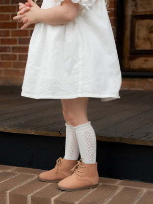 
                  
                    Load image into Gallery viewer, Knee High Socks - Ivory
                  
                