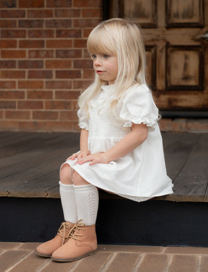 
                  
                    Load image into Gallery viewer, Knee High Socks - Ivory
                  
                