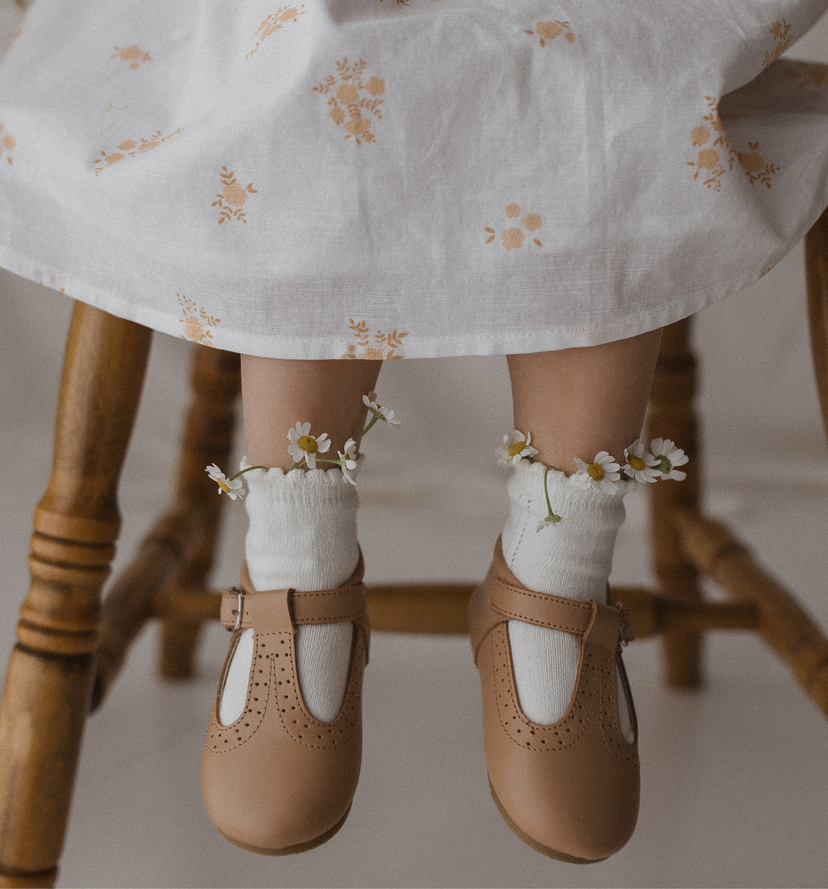 Ivory Vintage Socks