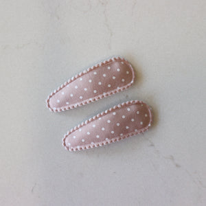 
                  
                    Load image into Gallery viewer, Polka Dot Hair Clips
                  
                
