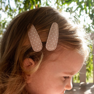 
                  
                    Load image into Gallery viewer, Polka Dot Hair Clips
                  
                